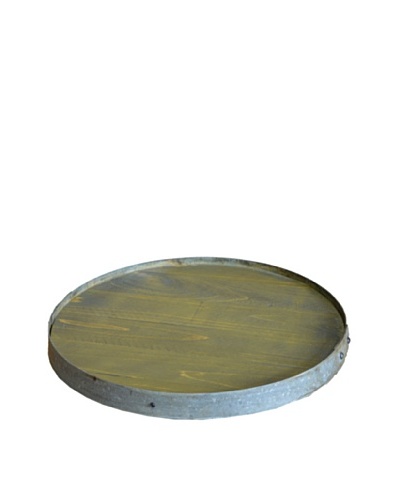 2 Day Designs Raised Ring Lazy Susan, Fern