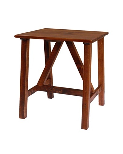 2 Day Designs Pine Creek End Table, Pine