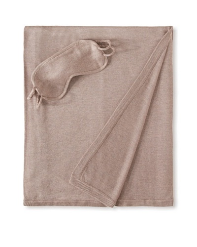 a & R Cashmere Wool-Blend Travel Set, Sand