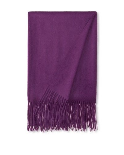 a & R Cashmere Waterweave Cashmere Throw, African Violet, 50 x 65
