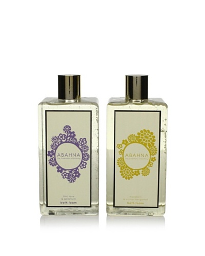 Abahna Uplifting & Relaxing Bath Foam Duo