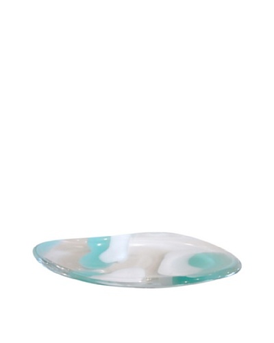 Abby Modell Motion Bowl, Jade Watercolor