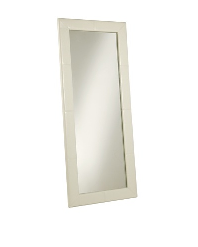 Abbyson Living Delano Large Floor Mirror, White