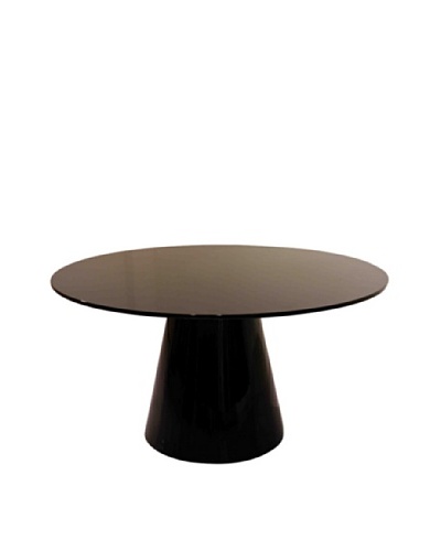 Abbyson Living Mariana Round Dining Table, Espresso