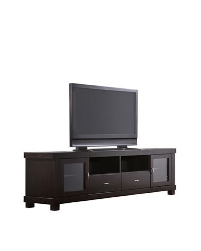 Abbyson Living Champagne Entertainment Center, Dark Brown