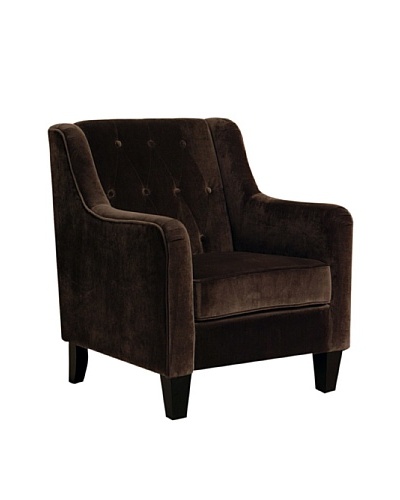 Abbyson Living Hampton Armchair, Dark Brown