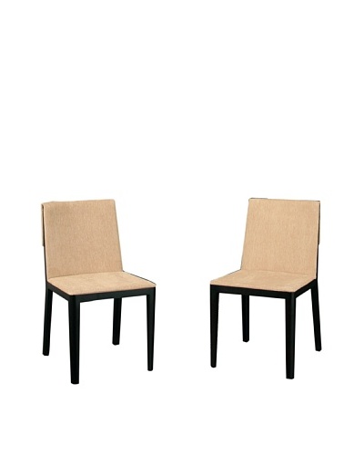 Abbyson Living Set of 2 Bradford Dining Side Chairs