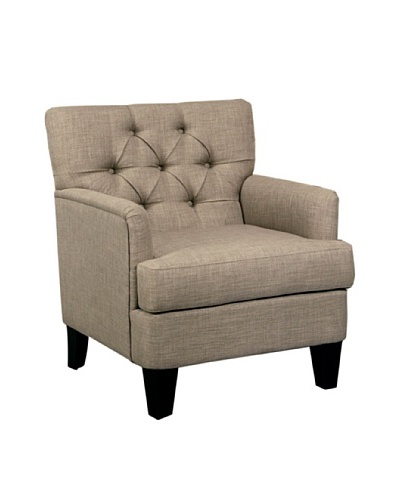 Abbyson Living Freemain Tufted Club Chair, Taupe