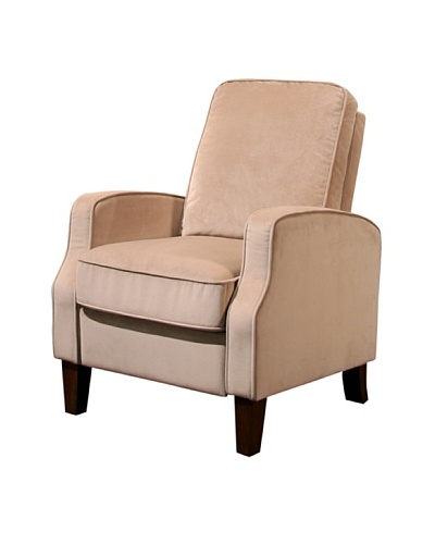 Abbyson Living Camden Push-Back Recliner, Beige