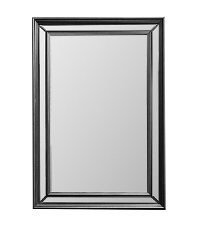 Abbyson Living Calyposa Rectangle Wall Mirror, Silver