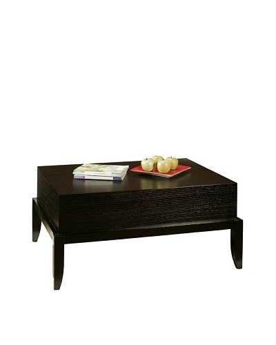 Abbyson Living Heritage Espresso Rectangle Coffee Table