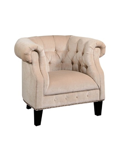 Abbyson Living Bellagio Nailhead Trimmed Armchair