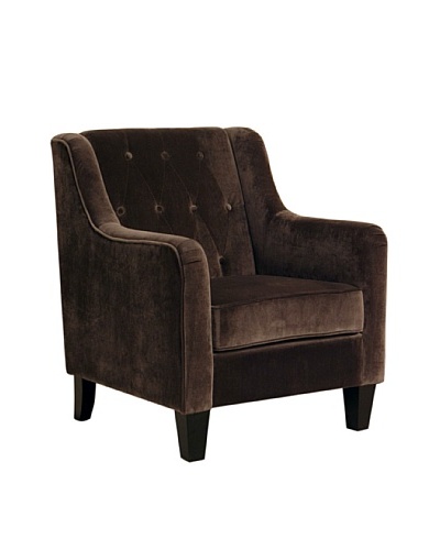 Abbyson Living New Yorker Armchair, Dark Brown