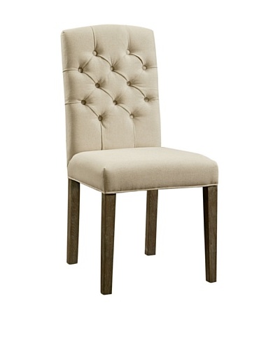 Abbyson Living Larua Tufted Dining Chair, Beige