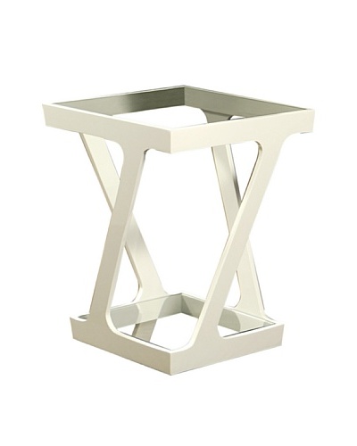 Abbyson Living Zentro Glass End Table