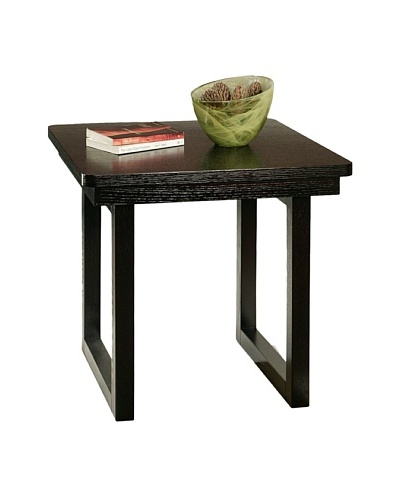 Abbyson Living Fairhaven Espresso End Table