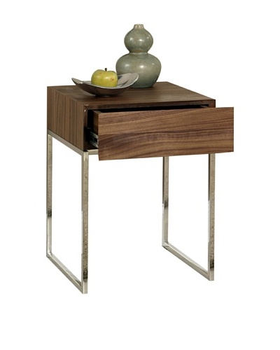 Abbyson Living Harbor Walnut End Table