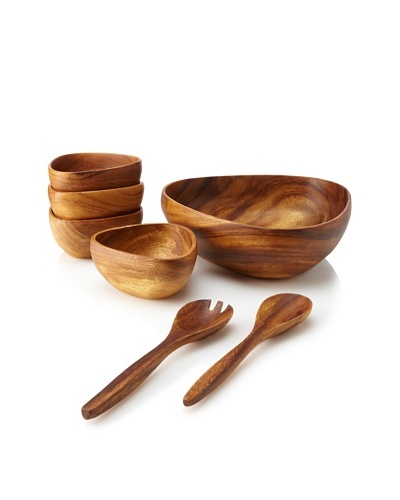 Pacific Merchants Acaciaware Bermuda Serving Set