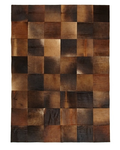 Hide Rug Multi Patchwork, 6' x 9'