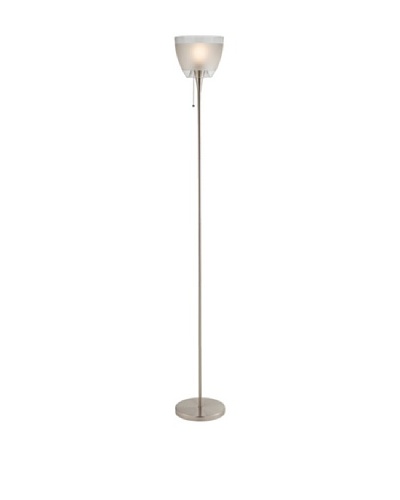 Adesso Empire Floor Lamp, Chrome