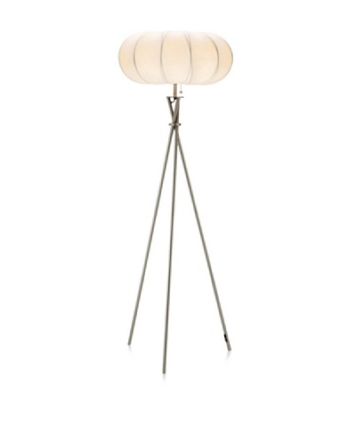 Adesso Cloud Floor Lamp, Satin SteelAs You See