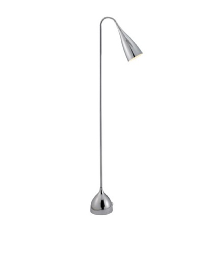 Adesso Search Gooseneck Floor Lamp [Chrome]
