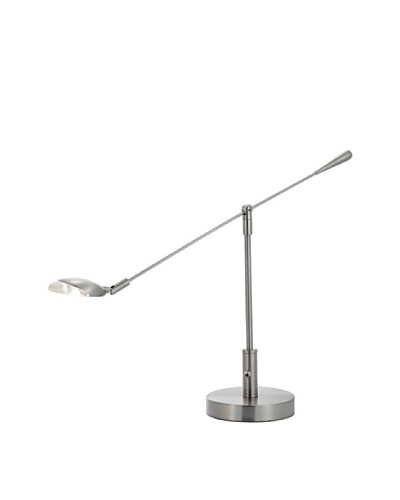 Adesso Omega Desk Lamp, Satin SteelAs You See