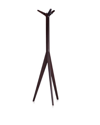 Adesso Serengeti Coat Rack, Walnut