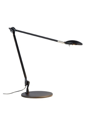 Adesso Shutter LED Desk Lamp, Black