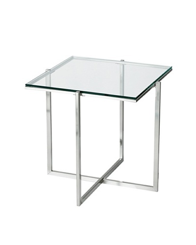 Adesso Glacier End Table [Steel]