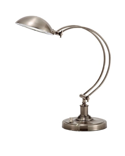 Adesso Scholar LED Desk Lamp, Antique PewterAs You See
