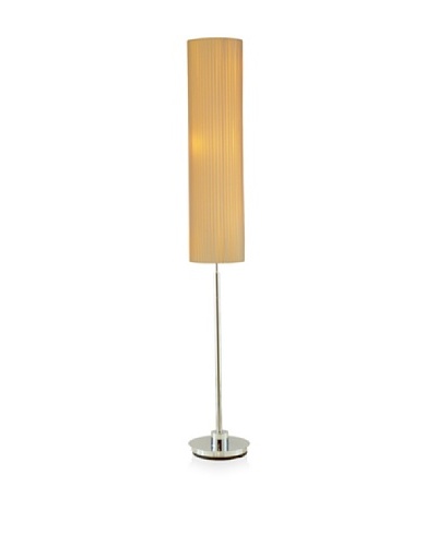 Adesso Hepburn Floor Lamp, Chrome