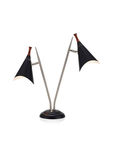 Adesso Draper Desk Lamp, Matte Black