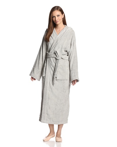 Aegean Apparel Women’s Long Robe with Hood