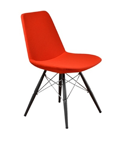 Aeon Furniture Paris 5 Side Chair, Set of 2, Orange