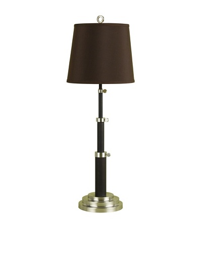 Candice Olson Lighting Scope Telescoping Table Lamp, Bronze/Satin Nickel