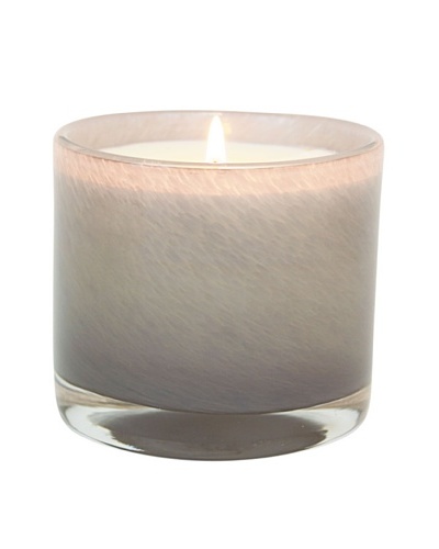 Alassis Set of 4 7.5-Oz. Art Glass Candles, Fig and Violet Leaves, Taupe
