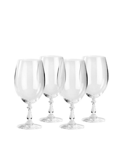 Alessi Set of 4 Dressed 21.25-Oz. Red Wine Glasses