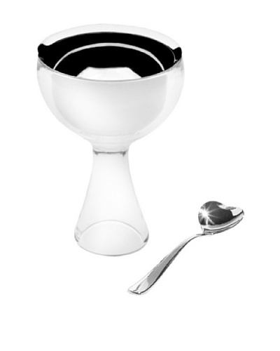 Alessi A Di Alessi Big Love Ice Cream Bowl & Spoon