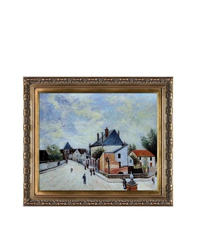 Alfred Sisley Street in Moret (Porte de Bourgogne from across the Bridge)As You See