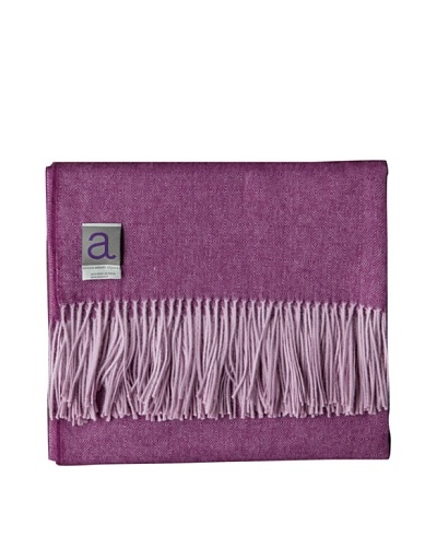 Alicia Adams Alpaca Maya Alpaca-Blend Throw, Violet, 51 x 71