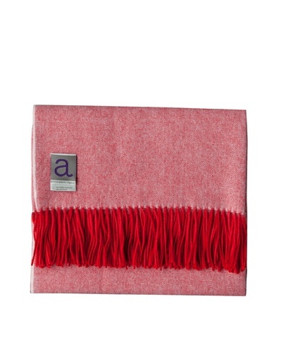 Alicia Adams Alpaca Maya Alpaca-Blend Throw, Rouge, 51 x 71