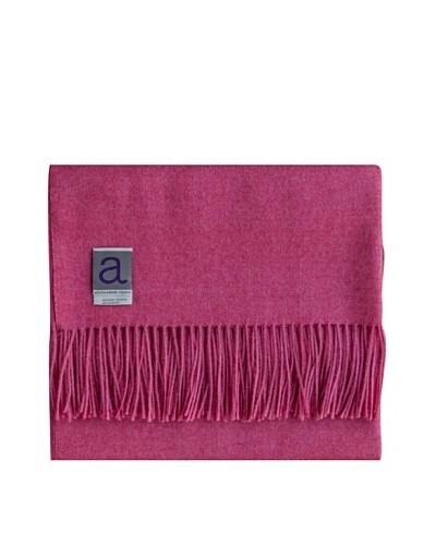 Alicia Adams Alpaca Melange Alpaca-Blend Throw, Pink, 51 x 71