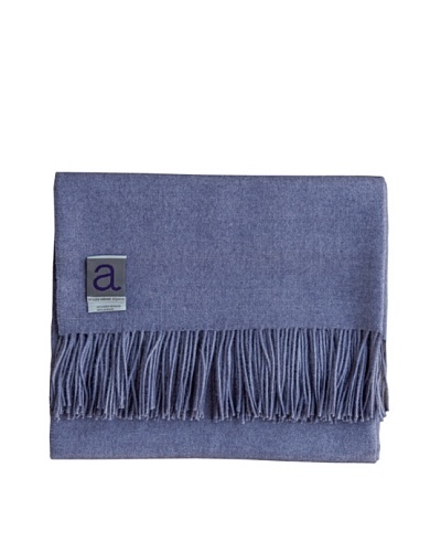 Alicia Adams Alpaca Melange Alpaca-Blend Throw, Lavender, 51 x 71