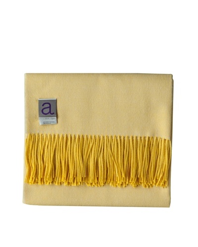 Alicia Adams Alpaca Maya Alpaca-Blend Throw, Citrus, 51″ x 71″