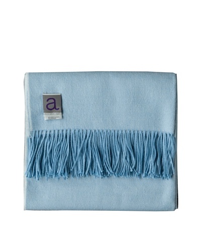 Alicia Adams Alpaca Maya Alpaca-Blend Throw, Electric Blue, 51 x 71