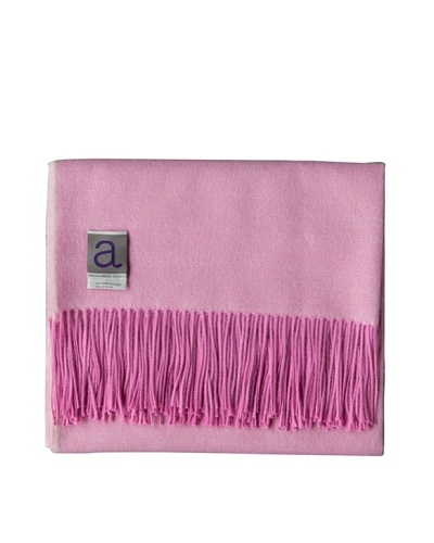 Alicia Adams Alpaca Maya Alpaca-Blend Throw, Pink, 51 x 71