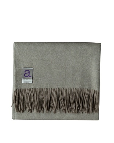 Alicia Adams Alpaca Maya Alpaca-Blend Throw, Mud, 51″ x 71″