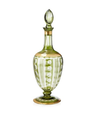 Opulent Antique Cut Glass Bottle