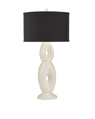 Allison Davis Loop Table Lamp, White